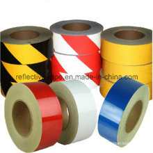 Black and Yellow High Intensity Grade Reflective Warning Tape